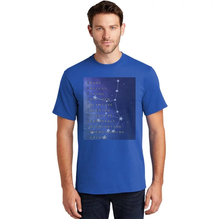 Sagittarius The Archer Horoscopes Funny Gift Tall T-Shirt