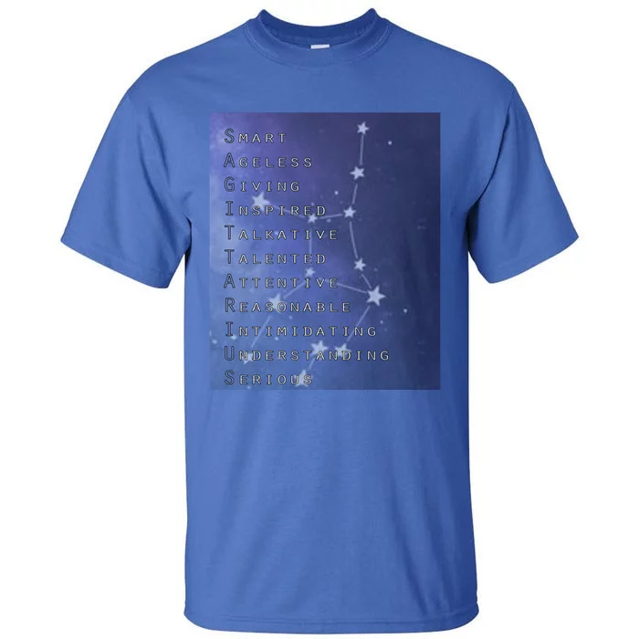 Sagittarius The Archer Horoscopes Funny Gift Tall T-Shirt