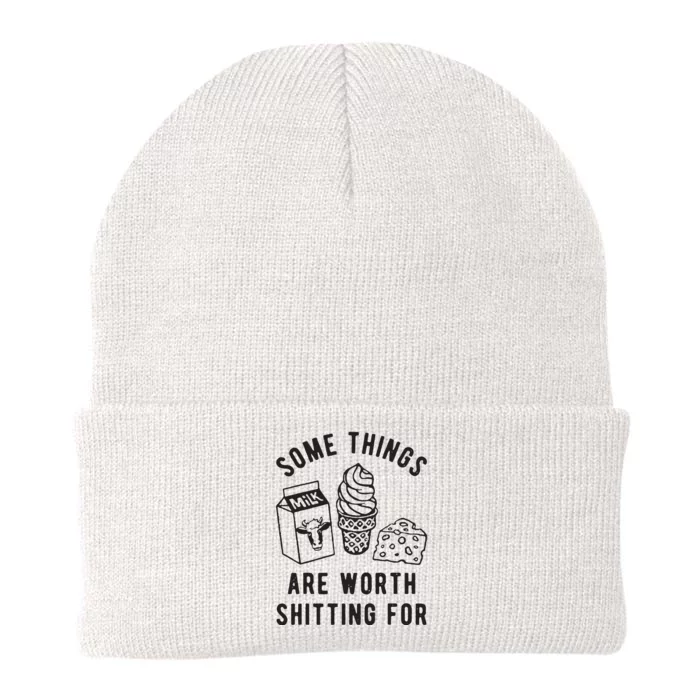 Some Things Are Worth Shitting For Knit Cap Winter Beanie