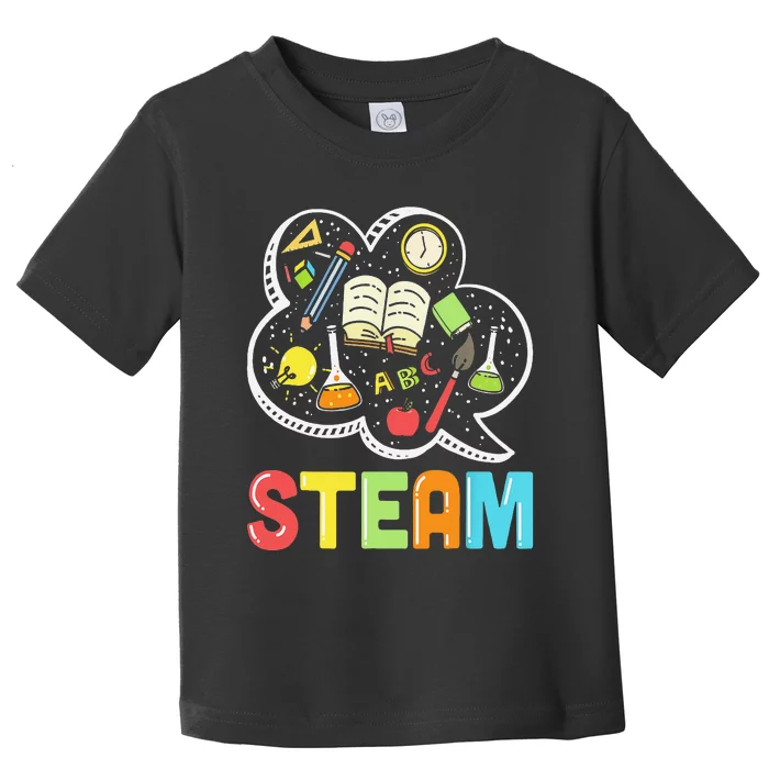 STEAM Teacher And Student Back To School STEM Toddler T-Shirt