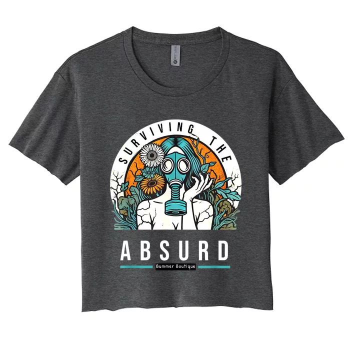 Surviving The Absurd Women's Crop Top Tee