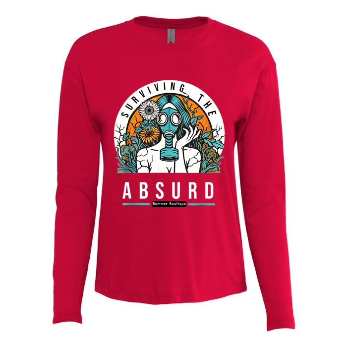 Surviving The Absurd Womens Cotton Relaxed Long Sleeve T-Shirt