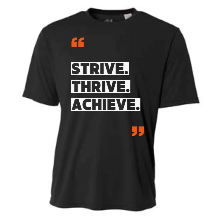 Strive Thrive Achieve Cooling Performance Crew T-Shirt