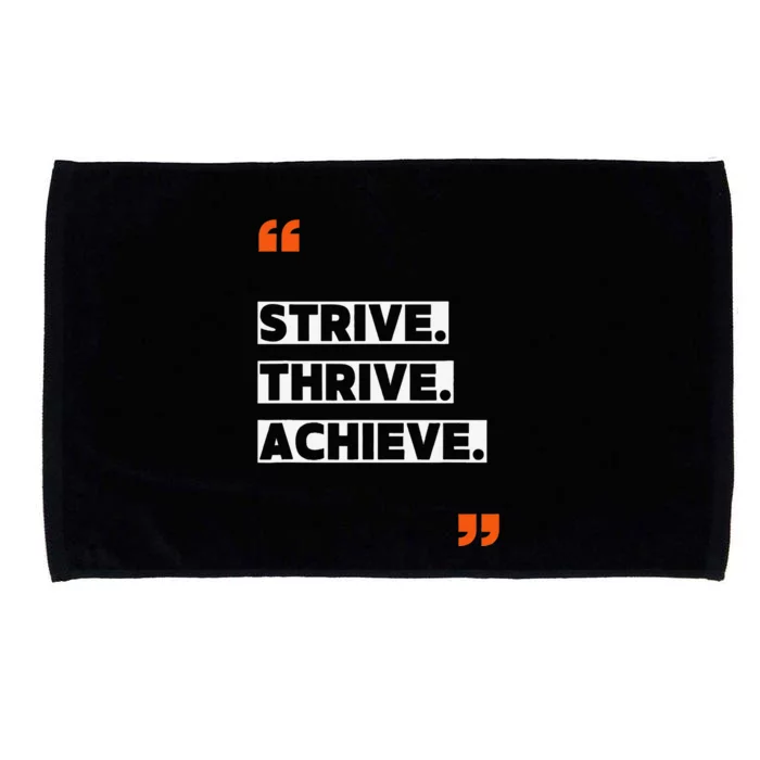 Strive Thrive Achieve Microfiber Hand Towel