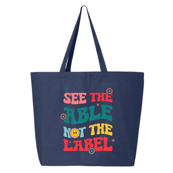 See The Able Not The Label Autism Awareness Month Gift 25L Jumbo Tote