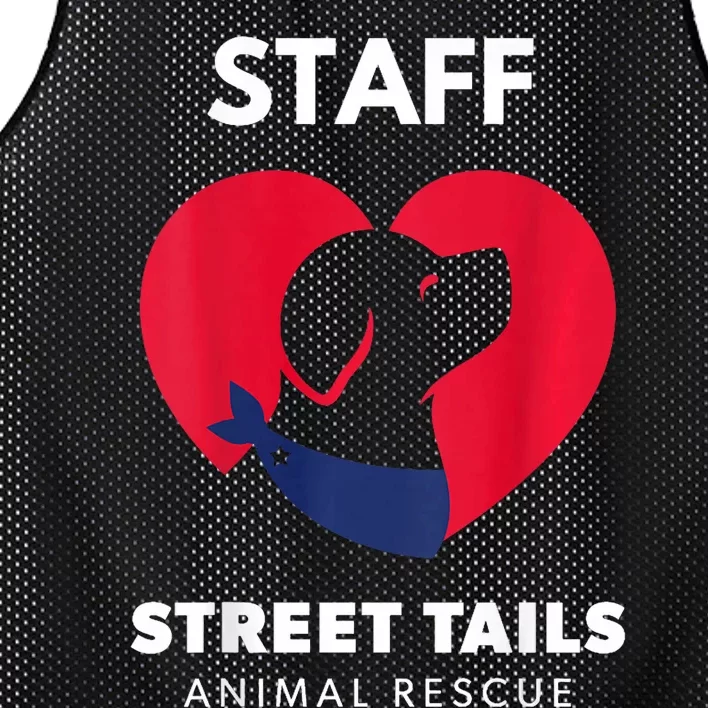 Street Tails Animal Rescue Staff Largew Mesh Reversible Basketball Jersey Tank