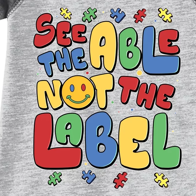 See The Able Not The Label Autism Awareness Infant Baby Jersey Bodysuit