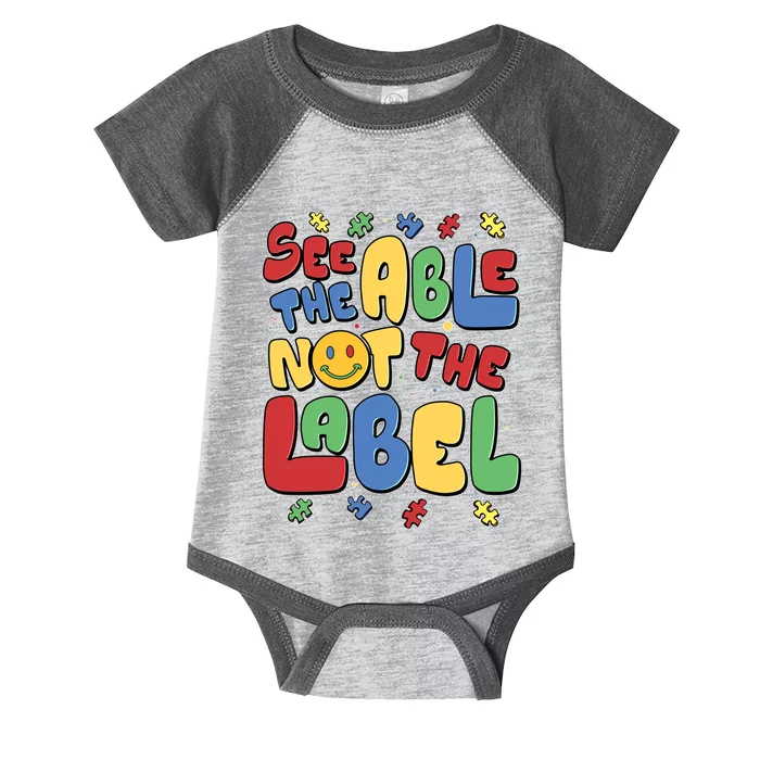 See The Able Not The Label Autism Awareness Infant Baby Jersey Bodysuit