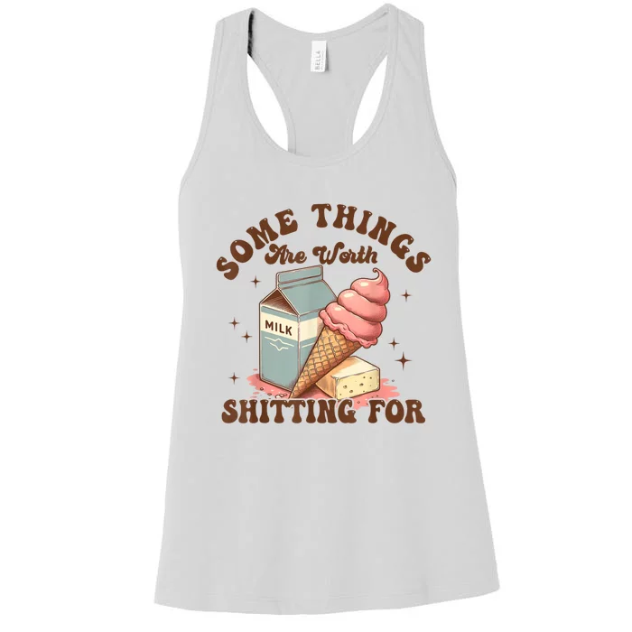 Some Things Are Worth Shitting For Women's Racerback Tank