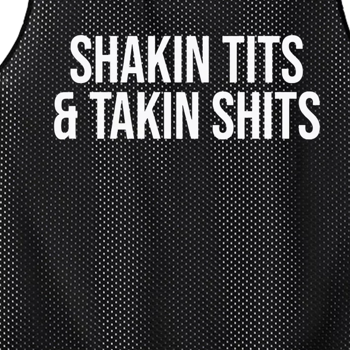 Shakin Tits And Takin Mesh Reversible Basketball Jersey Tank