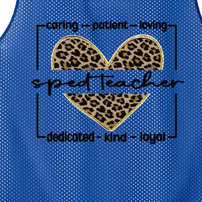 Sped Teacher Appreciation Special Education Teacher Gift Mesh Reversible Basketball Jersey Tank