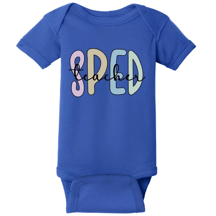 Sped Teacher Appreciation Special Education Teacher Gift Baby Bodysuit