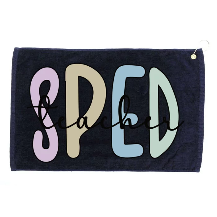 Sped Teacher Appreciation Special Education Teacher Gift Grommeted Golf Towel