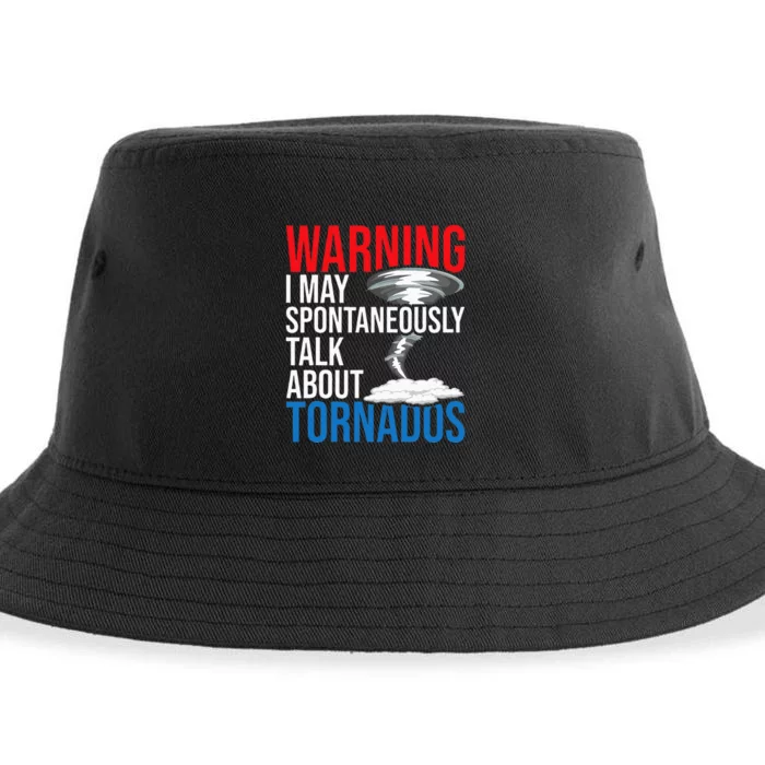 Spontaneously Talk About Tornados Hurricane Chaser Sustainable Bucket Hat