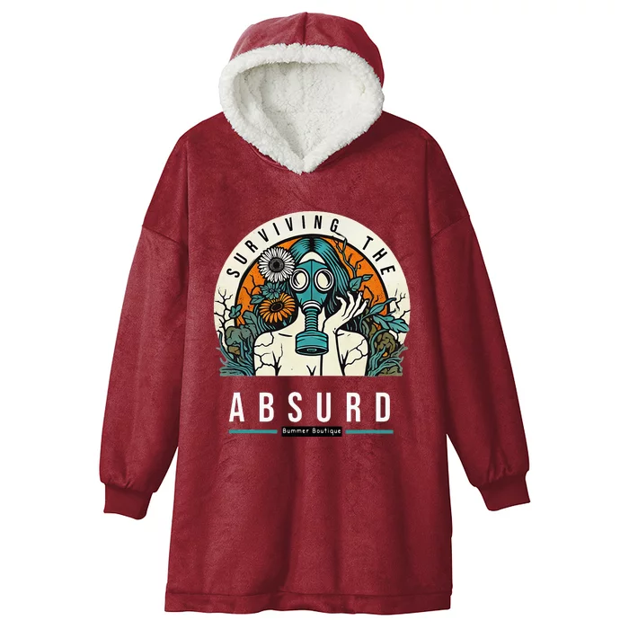 Surviving The Absurd Hooded Wearable Blanket