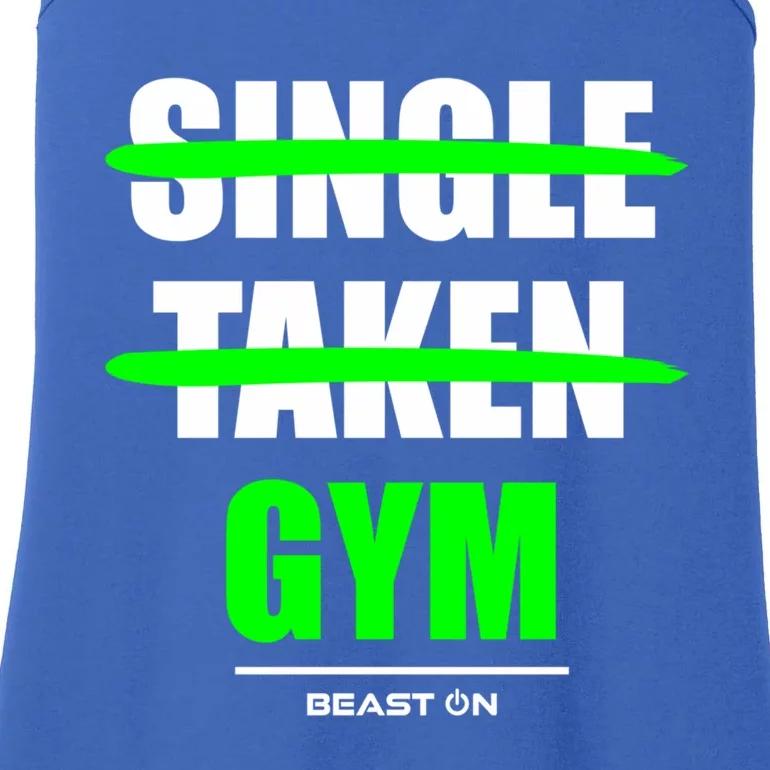 Single Taken At The Gym Bodybuilding Gains Fitness Training Gift Ladies Essential Tank