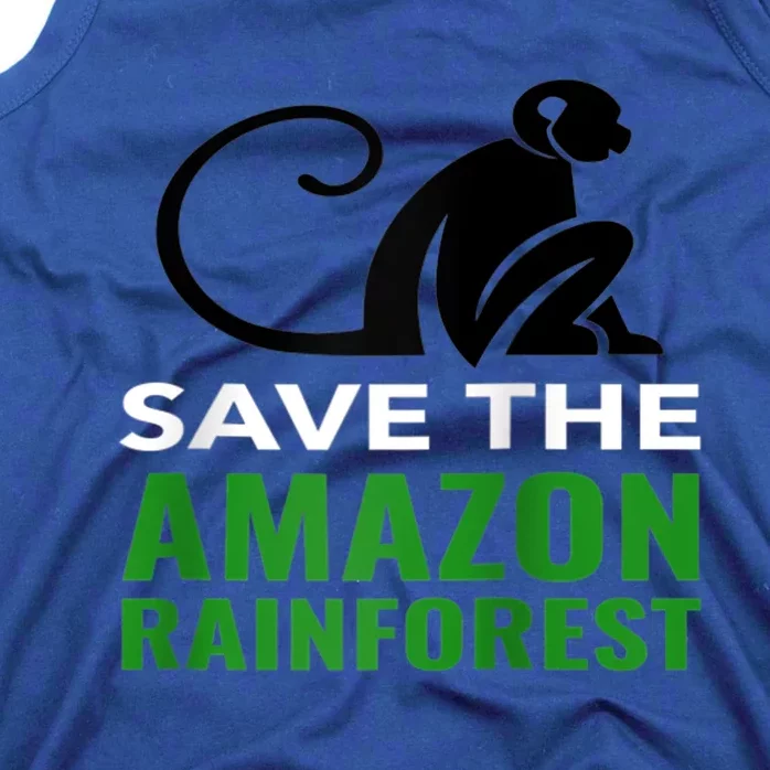 Save The Amazon Rainforest Monkey Funny Gift Raglan Baseball Tee Tank Top