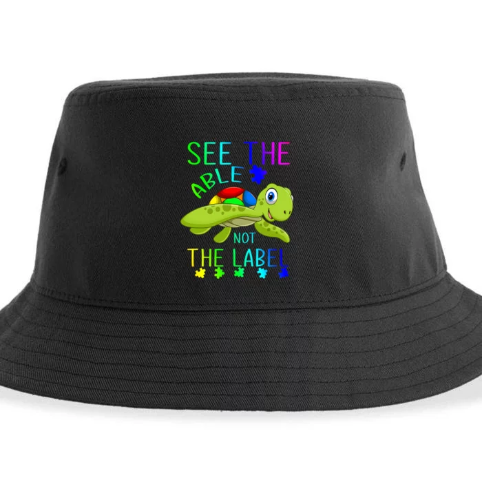 See The Able Not The Label Autism Sustainable Bucket Hat