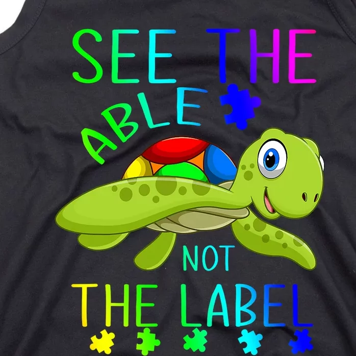 See The Able Not The Label Autism Tank Top