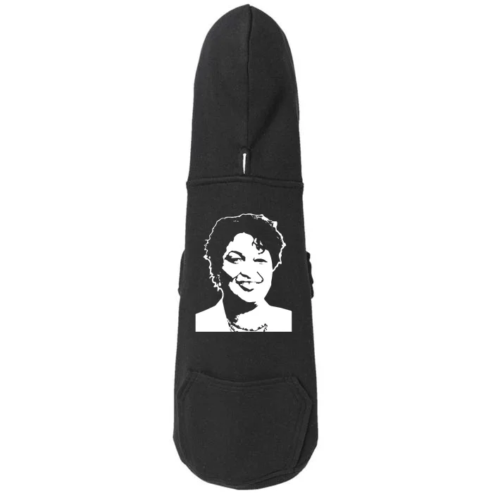 Stacey Abrams Portrait Doggie 3-End Fleece Hoodie