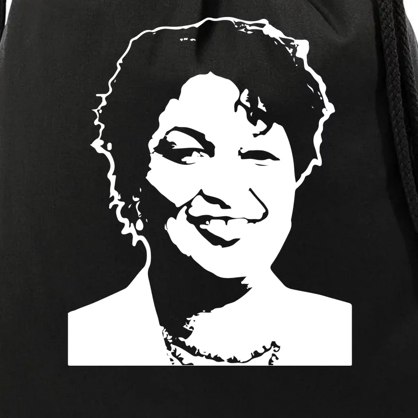 Stacey Abrams Portrait Drawstring Bag