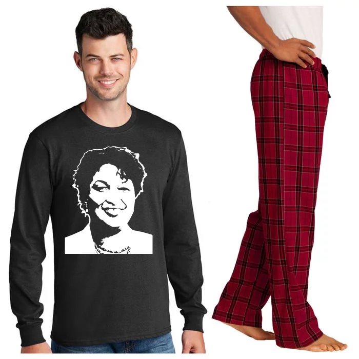 Stacey Abrams Portrait Long Sleeve Pajama Set