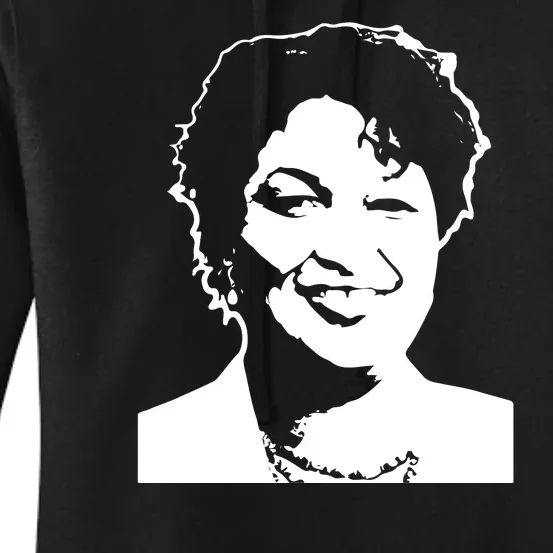 Stacey Abrams Portrait Women's Pullover Hoodie