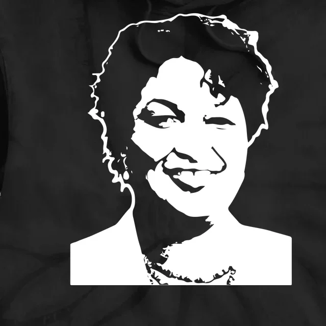 Stacey Abrams Portrait Tie Dye Hoodie