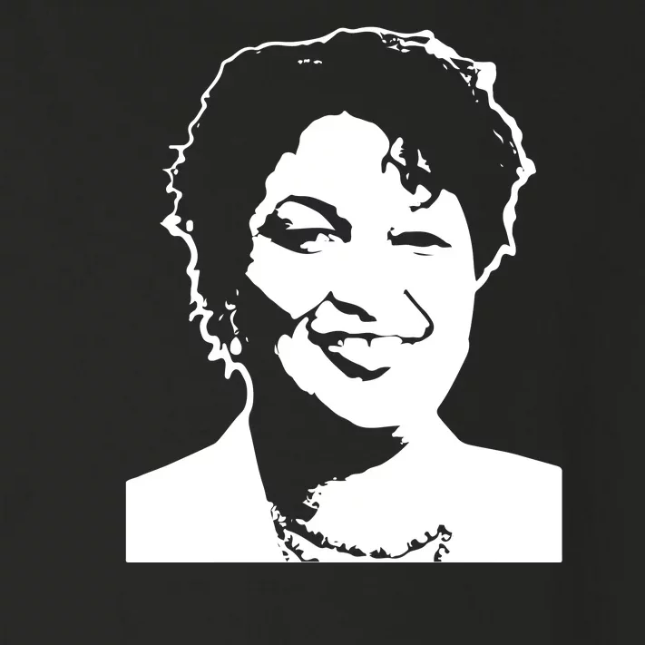 Stacey Abrams Portrait Toddler Long Sleeve Shirt