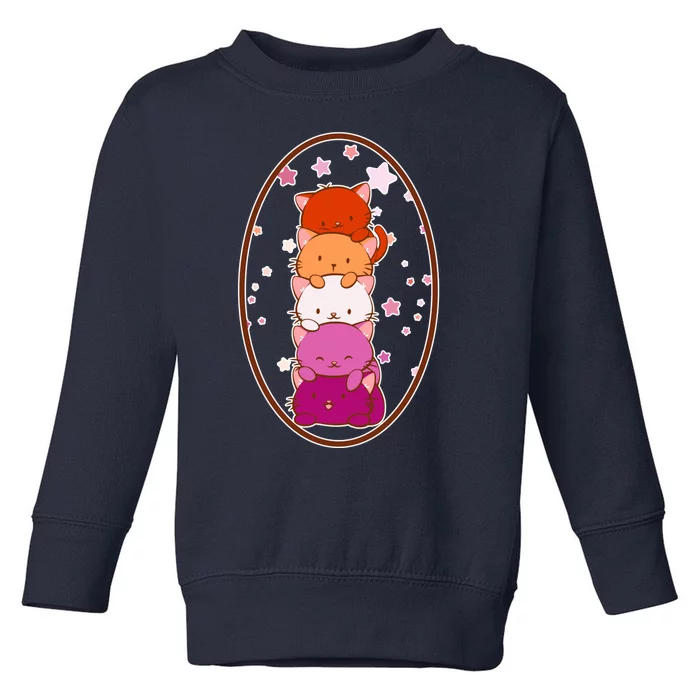 Stack-O-Cats Toddler Sweatshirt