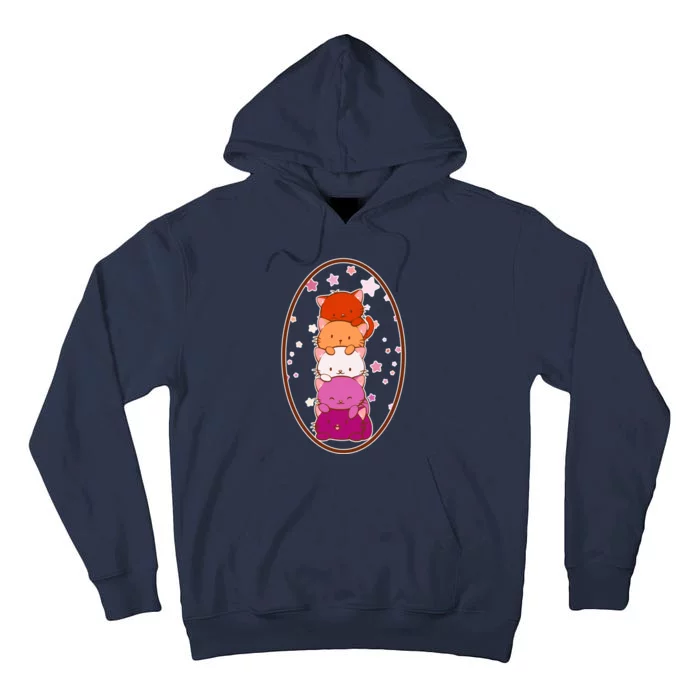 Stack-O-Cats Tall Hoodie