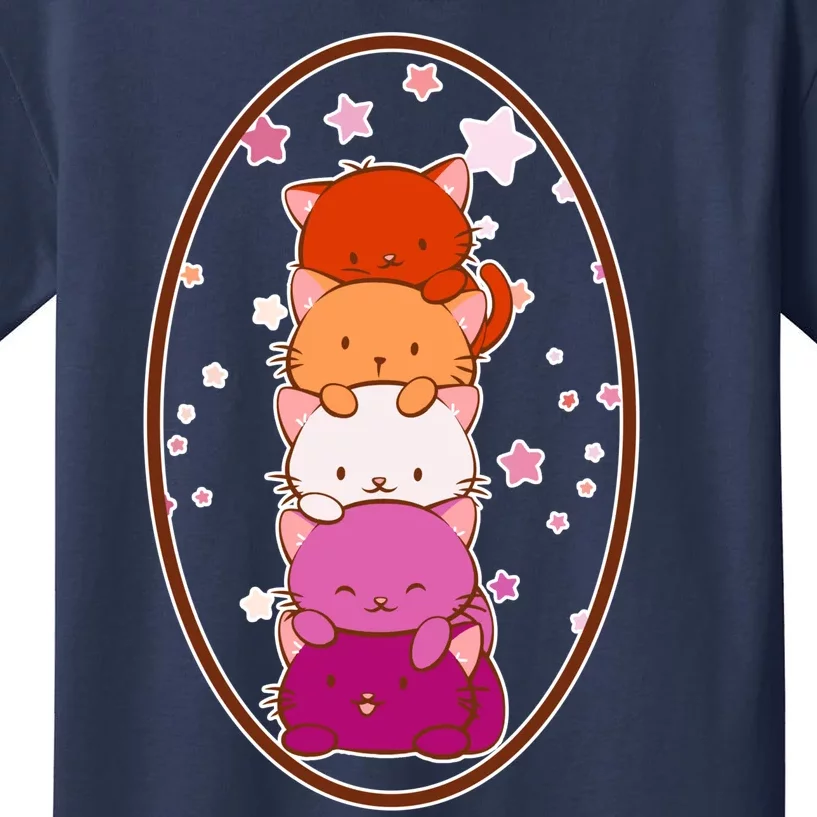 Stack-O-Cats Kids T-Shirt