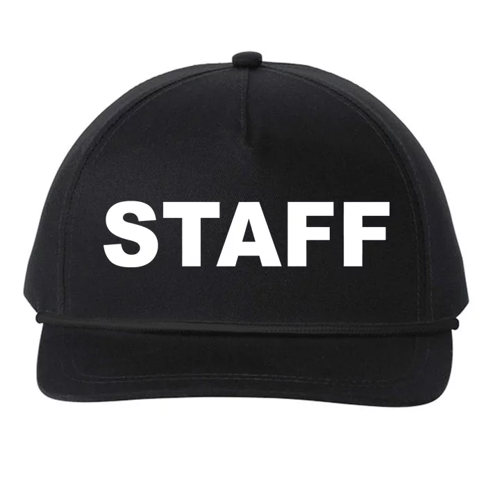 STAFF Employee Snapback Five-Panel Rope Hat