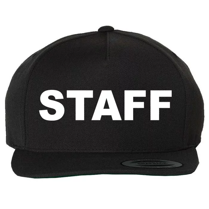 STAFF Employee Wool Snapback Cap