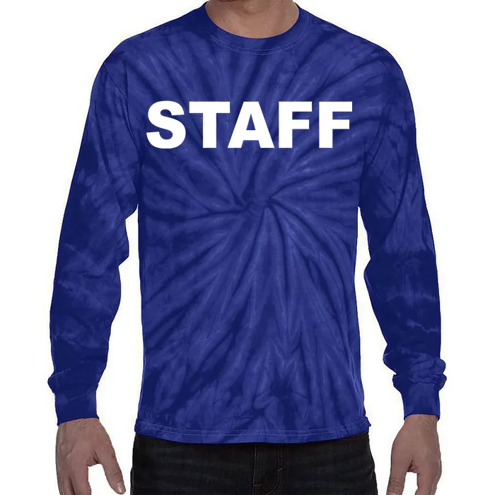 STAFF Employee Tie-Dye Long Sleeve Shirt