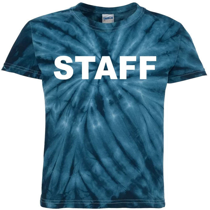 STAFF Employee Kids Tie-Dye T-Shirt