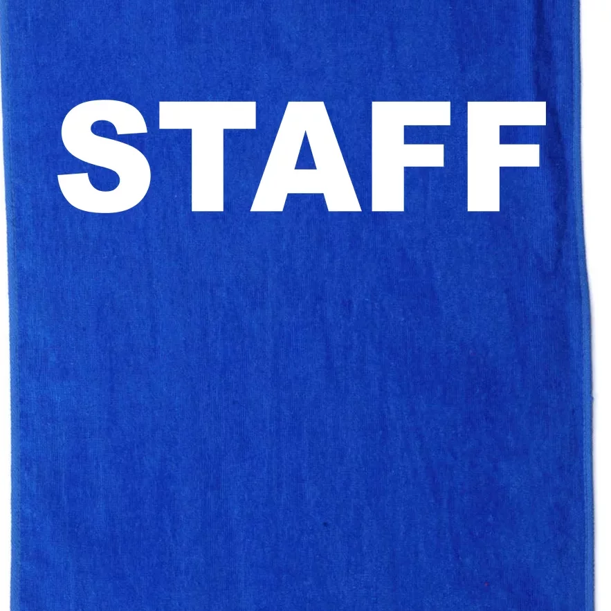 STAFF Employee Platinum Collection Golf Towel