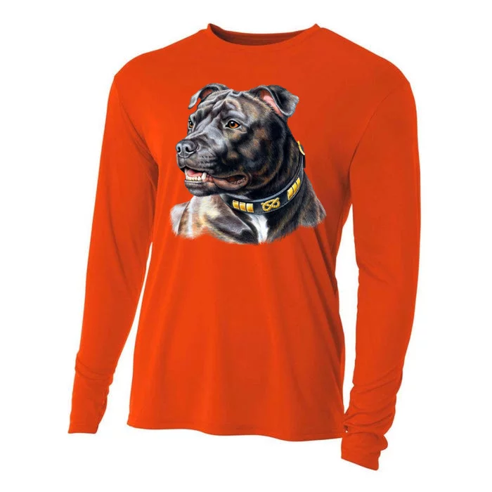 Stafford Bull Terrier Cooling Performance Long Sleeve Crew