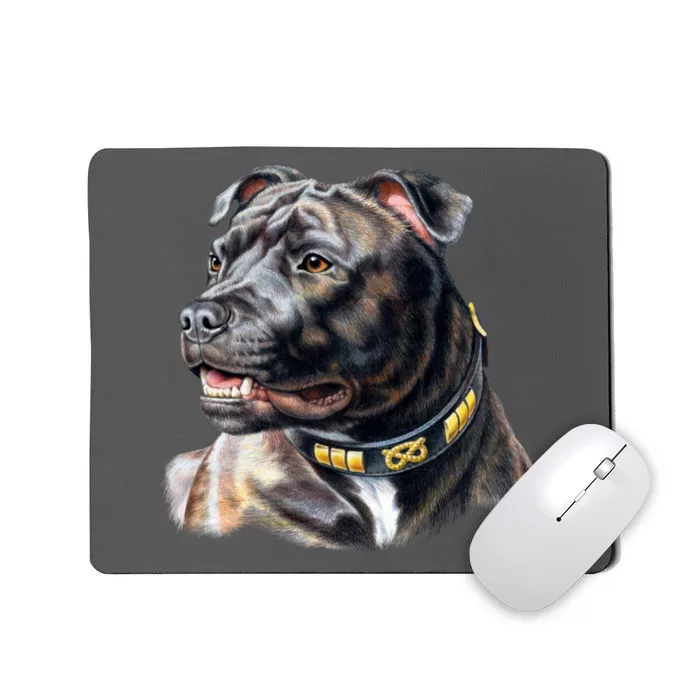 Stafford Bull Terrier Mousepad