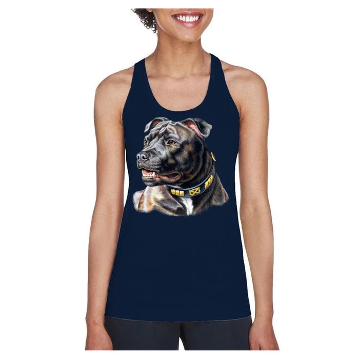 Stafford Bull Terrier Women's Racerback Tank