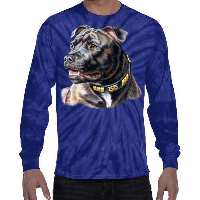 Stafford Bull Terrier Tie-Dye Long Sleeve Shirt