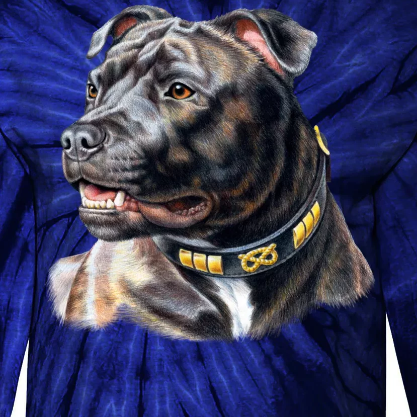 Stafford Bull Terrier Tie-Dye Long Sleeve Shirt