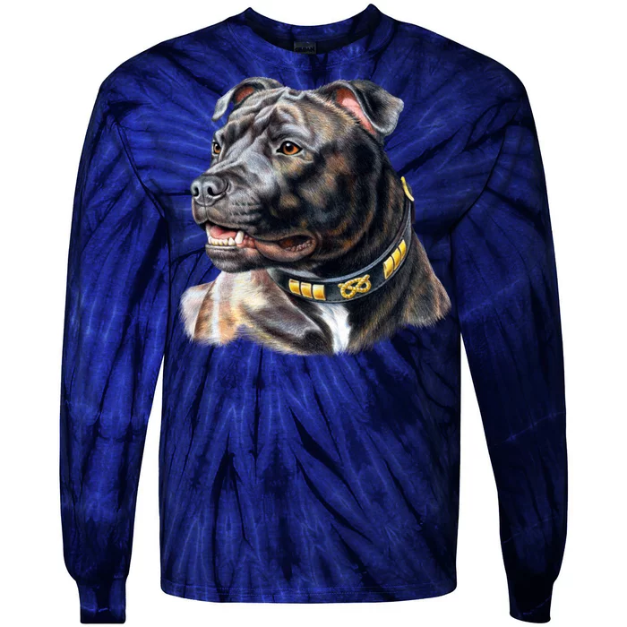 Stafford Bull Terrier Tie-Dye Long Sleeve Shirt