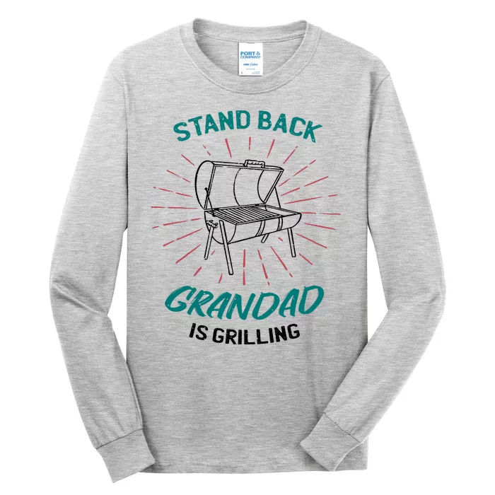 Stand Back Grandad Is Grilling Tall Long Sleeve T-Shirt