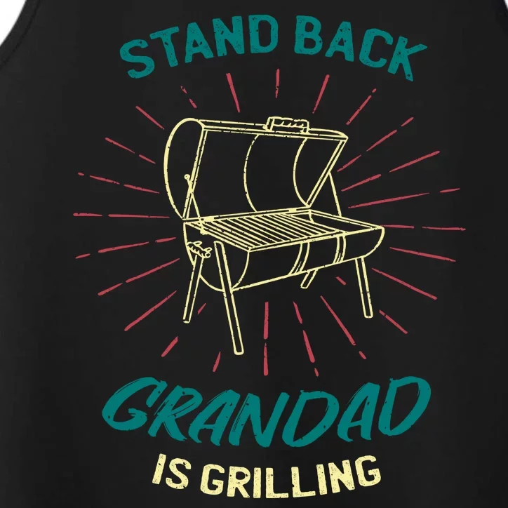 Stand Back Grandad Is Grilling Performance Tank