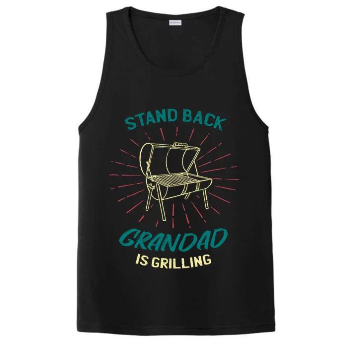 Stand Back Grandad Is Grilling Performance Tank