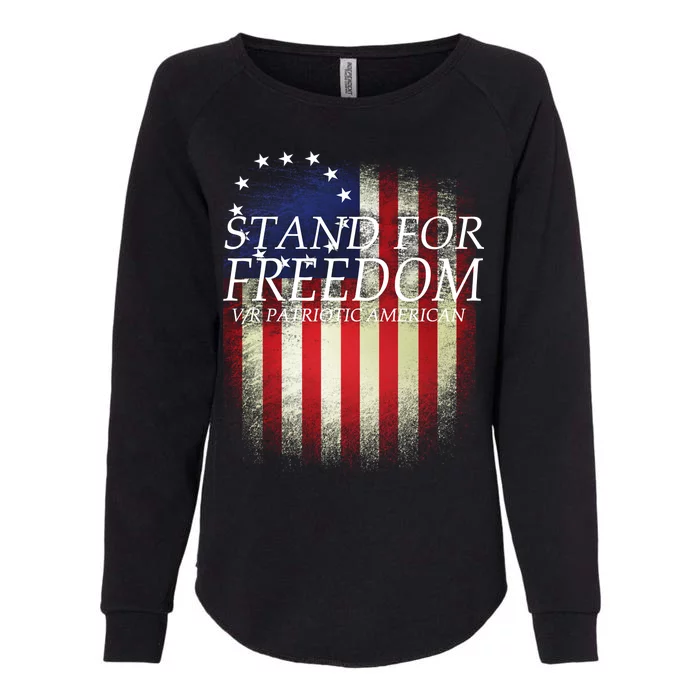 Stand For Freedom Womens California Wash Sweatshirt