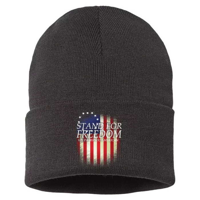 Stand For Freedom Sustainable Knit Beanie