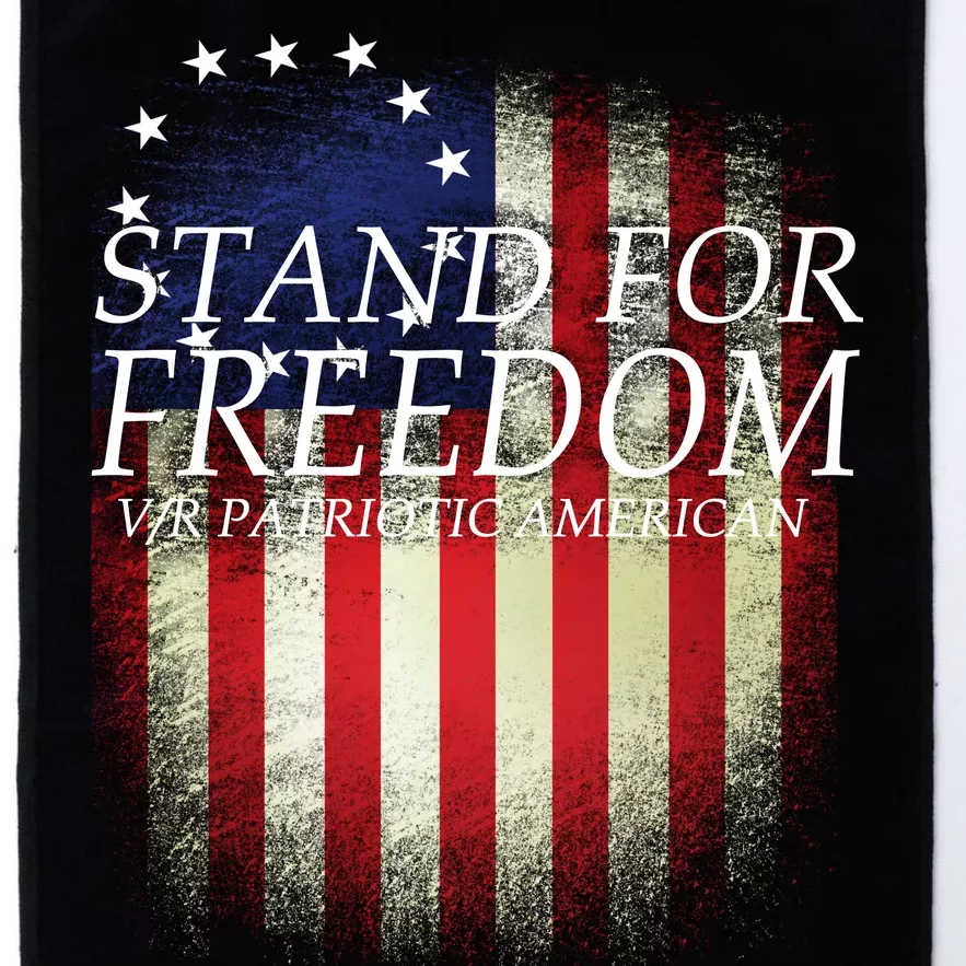 Stand For Freedom Platinum Collection Golf Towel