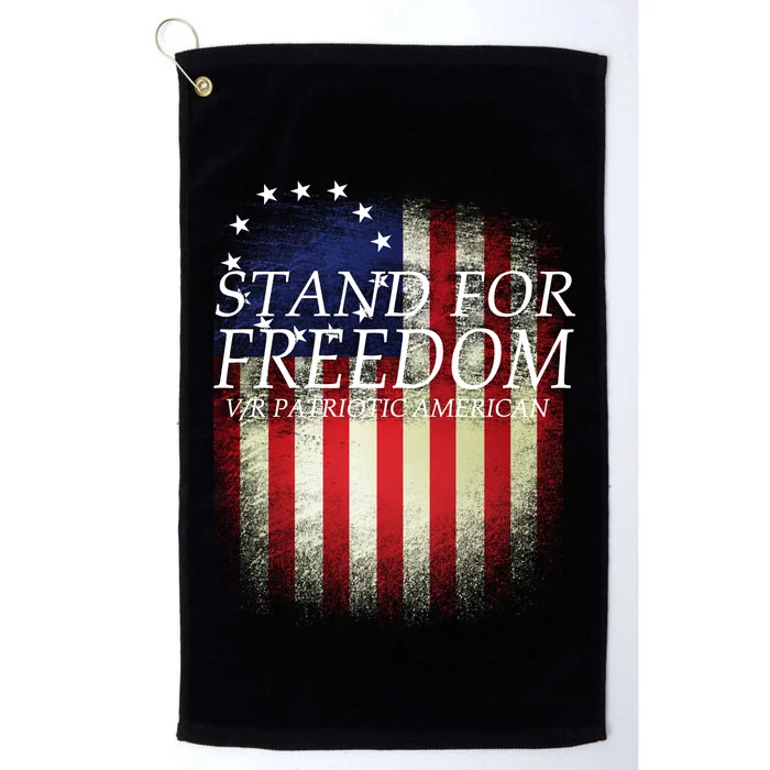 Stand For Freedom Platinum Collection Golf Towel